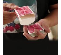 ZQION Deck Out Card Magic Tricks Illusions Close Up Magic Props Real Deck Passes Through Real Box Street Magician Visual Magie Fun Magic Games Magic Kit