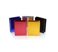 ZQION Étui de protection en métal avec clip pour cartes à jouer - Accessoire pour tours de magie