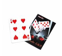 ZQION Fantastique carte de 6 à 8 points mobiles pour Magicien Gimmick Gros plan Magic Tricks Carte Magic Gimmicks