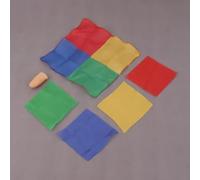 ZQION Foulards Fusion Magic Tricks Quatre à 1 Écharpe Soie Restauration Magic Props Close Up Street Illusions Easy Magic