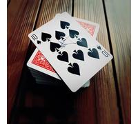 ZQION Jumping Carte signée Magic Tricks Carte signée Jumps to Top of Deck Cartes visuelles Magia Close-up Gimmicks Illusions Mentalism Props Street