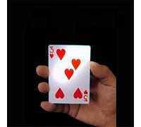 ZQION Lot de 3 à 5 cartes à jouer en forme de cœurs pour tours de magie