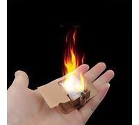 ZQION Main Fire Double Gimmicks Conjure Up Fire Trick Partie Magique Stage Stage Props Illusions Accessoires Magicien Magicien, 2Pcs