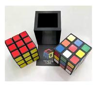 ZQION Vanishing Cube Super Visual Illusion - Accessoire de tour de magie professionnel avec tours de main, performance sur scène et jeux de fête pour magiciens, bar amusant
