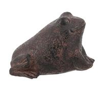 Zqkimzi Cache à clés d'extérieur en forme de grenouille, compartiment | Statue de rangement en résine pour clés, bijoux, chaînes en extérieur, balcon, jardin