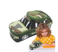 Zqkimzi Car Pencil Pouch for Boys, Large Capacity Camouflage Pencil Bag, Stylish Multipurpose Pen Bag - Cool Pen Pouch for Markers, Erasers, Color Pens, School Supplies Organizer