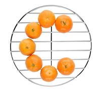 Zqkimzi Cooking Grate, Round Wire Rack Cooking, Stainless Steel Barbecue Grill Grid, Durable Tray for Kitchen Camping Picnic Roasting Steaming Steamers Pot Backyard Stoves, 30cm 48cm