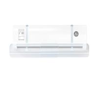 Zqkimzi Déflecteur De Climatisation | Registres Télescopiques De Direction D'Air | Guide Escamotable Transparent Mur Maison Appartement Séjour Bureau Hôtel