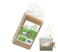 Zqkimzi Litière pour Hamster - Copeaux De Bois Naturels Contrôle des Odeurs - Sable & Substrat Gerbille Hérisson Poule Oiseau Cage Intérieur Extérieur Furets