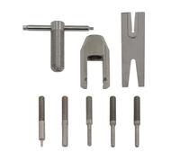 Zqkimzi Motor Pinions Gear Puller, Stainless Steel Tool, Multipurpose Gear Extractor, Precision Removal Tool, Durable Pinions Puller - for Vehicle Maintenance and Repairs