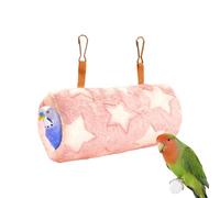 Zqkimzi Nid d'oiseau - Hamac semi-fermé pour un endroit de repos chaud, intérieur en peluche douce avec soutien douillet, abri pour perruches pour intérieur et extérieur, hiver, matériau robuste
