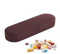 Zqkimzi Pilulier magnétique - Organiseur de médicaments compact | Conteneur de voyage pilulier un pilulier quotidien pour médicaments comprimés conteneurs pour suppléments