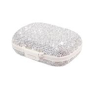 Zqkimzi Pilulier Quotidien En Strass, Pilulier Scintillant, Pilulier À Paillettes, Pilulier Avec Strass, Pilulier Tendance En Strass Pour Un Usage Quotidien