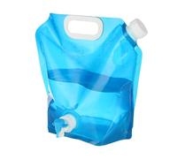 Zqkimzi Sac à Eau Pliant extérieur,Sac d'eau Potable Pliable étanche Portable pour Le Camping - Récipient à Eau avec poignée pour Repas en Plein air