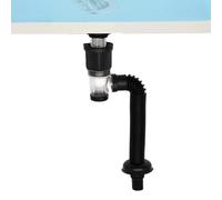 Zqkimzi Tuyau D Évacuation Lavabo | Set Évacuation Lavabo Anti-Odeurs Anti-Fuites | Accessoire De Drain Pour Évier Cuisine Salle De Bain Douche Caravane Nettoyage Domestique