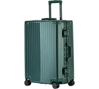 ZQNDFAC Nouveau Valise à Cadre en Aluminium renforcé, Valise de Voyage Portable, Serrure à Combinaison sécurisée, Valise à roulettes Universelle à 360 ° Valise de Voyage