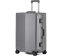ZQNDFAC Nouveau Valise à Cadre en Aluminium renforcé, Valise de Voyage Portable, Serrure à Combinaison sécurisée, Valise à roulettes Universelle à 360 ° Valise de Voyage