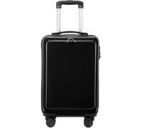 ZQNDFAC Nouveau Valise de Conception à Ouverture Frontale, Serrure latérale intégrée, Stockage de Grande capacité, Bagage à Main, boîtier de Chariot de Voyage Portable Valise de Voyage