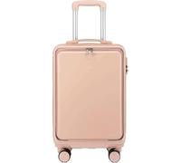 ZQNDFAC Nouveau Valise de Conception à Ouverture Frontale, Serrure latérale intégrée, Stockage de Grande capacité, Bagage à Main, boîtier de Chariot de Voyage Portable Valise de Voyage