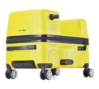 ZQNDFAC Nouveau Valises d'équitation créatives avec Roues universelles à 360 °, Bagages à Main pour Enfants, boîtier de Chariot de Voyage Portable en Forme de Voiture Valise de Voyage