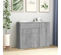 ZQQLVOO Armoires de cuisine, buffet, de rangement, en matériau dérivé du bois, pour salon, salle à manger et cuisine, gris sonoma 88 x 30 x 70 cm