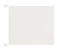 ZQQLVOO Brise-vue pour balcon, paroi latérale, brise-vue, store vertical, blanc, 60 x 1000 cm, tissu Oxford, convient pour terrasse, jardin en plein air