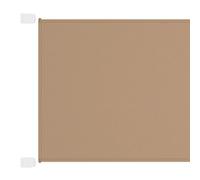 ZQQLVOO Brise-vue pour jardin, balcon, clôture - Brise-vue - Store vertical - Taupe - 140 x 800 cm - En tissu Oxford - Convient pour terrasse, jardin en plein air