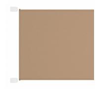 ZQQLVOO Brise-vue pour jardin, balcon, clôture - Brise-vue - Store vertical - Taupe - 180 x 1000 cm - En tissu Oxford - Convient pour terrasse, jardin en plein air