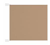 ZQQLVOO Brise-vue pour jardin, balcon, clôture - Brise-vue - Store vertical - Taupe - 60 x 1000 cm - En tissu Oxford - Convient pour terrasse, jardin en plein air