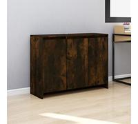 ZQQLVOO Buffet en chêne fumé 102 x 33 x 75 cm Matériau du bois dérivé du bois Chest of Drawers, Commode, armoire de couloir, armoire à commode, armoire à linge pour votre chambre à coucher