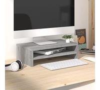 ZQQLVOO Centre de divertissement - Unité de divertissement à domicile dans le salon et la chambre à coucher - Gris sonoma - 42 x 24 x 13 cm - Matériau du bois - Convient pour le salon et la chambre à