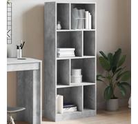 ZQQLVOO Étagère Bibliothèque de Rangement 8 Cases en Bois d'Ingénierie Résistant - Meuble d'Organisation Spacieux pour Livres et Objets Décoratifs - Surface Lisse