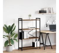 ZQQLVOO Étagère Bibliothèque Industrielle Moderne avec Structure en Acier et Pieds Réglables - Rangement Pratique pour Livres et Décoration - Design Urbain Loft