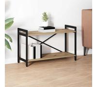 ZQQLVOO Étagère Bibliothèque Style Industriel avec Structure en Acier et Pieds Réglables - Rangement Moderne pour Salon et Bureau - Design Urbain Loft avec Étagères