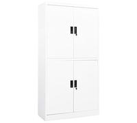 ZQQLVOO Étagère de rangement, pour chambre à coucher, bureau, blanc, 90 x 40 x 180 cm, acier