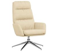 ZQQLVOO Fauteuil de club, chaise de cocktail, chaise de lecture, chaise de télévision, fauteuil de relaxation, tissu crème, convient pour salon, chambre à coucher, salle à manger