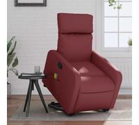 ZQQLVOO Fauteuil inclinable électrique Noir en Tissu avec Fonction de Levage et Inclinaison Manuelle - Siège massant à 6 Points de Vibration et Repose-Pieds réglable - Confort