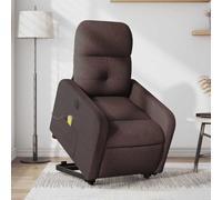 ZQQLVOO Fauteuil inclinable massant en Similicuir Noir avec Fonction Levage électrique et Inclinaison réglable - 6 Points de Vibration et télécommande - Confort Maximal et Design