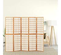 ZQQLVOO Paravent de chambre à coucher 5 pièces Style japonais Pliable 200 x 170 cm