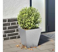 ZQQLVOO Pot de fleurs stable sans trous de drainage comme pot de fleurs avec protection contre les mauvaises herbes et les parasites pour l'extérieur et grand pot de fleurs pour légumes et herbes en