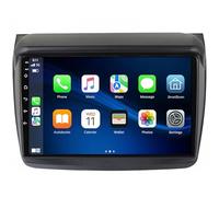 ZQWZY Android 14 pour DE Voiture Multimédia GPS Autoradio sans Fil Voiture Caméra Arrière 1080P 9'',Écran Tactile, Navigation GPS, Radio Bluetooth pour Mitsubishi L200 2008-2016