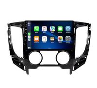 ZQWZY Android 14 pour DE Voiture Multimédia GPS Autoradio sans Fil Voiture Caméra Arrière 1080P 9'',Écran Tactile, Navigation GPS, Radio Bluetooth pour Mitsubishi L200 5 Triton 3 2015-2019