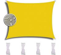 ZQXFZ Toldo de 2 x 3 m, Para jardín, balcón, resistente al Agua, revestimiento Protector Para Flores, Color Amarillo Fluorescente