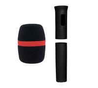 Zqxnt 1 lot de protections de poignée de microphone avec éponge coupe-vent en mousse pour un son amélioré et une utilisation longue durée