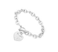 Zqxnt Bracelet urne funéraire pour animaux de compagnie - En acier inoxydable - Motif pattes - Avec inscription « Language of Love »