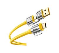 Zqxnt Câble d'alimentation USB de type C vers USB C 240 W pour ordinateur portable - Pointe en alliage renforcé - Revêtement en silicone résistant aux déchirures - Charge rapide - Cordon de charge