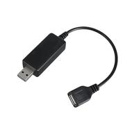 Zqxnt Câble de démarrage pour empreintes digitales - Prise USB vers 5,2 V 7,4 V 9,2 V - Tension d'alimentation externe sûre - Régulation des tensions réglables - Câble USB