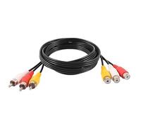 Zqxnt Cordon d'extension mâle vers femelle plaqué or pour téléviseurs et lecteurs multimédias 25 cm à 10 m de long