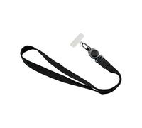 Zqxnt Cordon tour de cou tressé avec languettes pour téléphone portable, double ouverture, design à double ouverture du cou