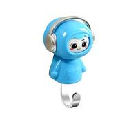 Zqxnt Crochet mural à coller sur les surfaces lisses - Convient aux filles qui changent de visage - Cintres polyvalents pour la maison et le bureau - Crochet adhésif pour fille de dessin animé